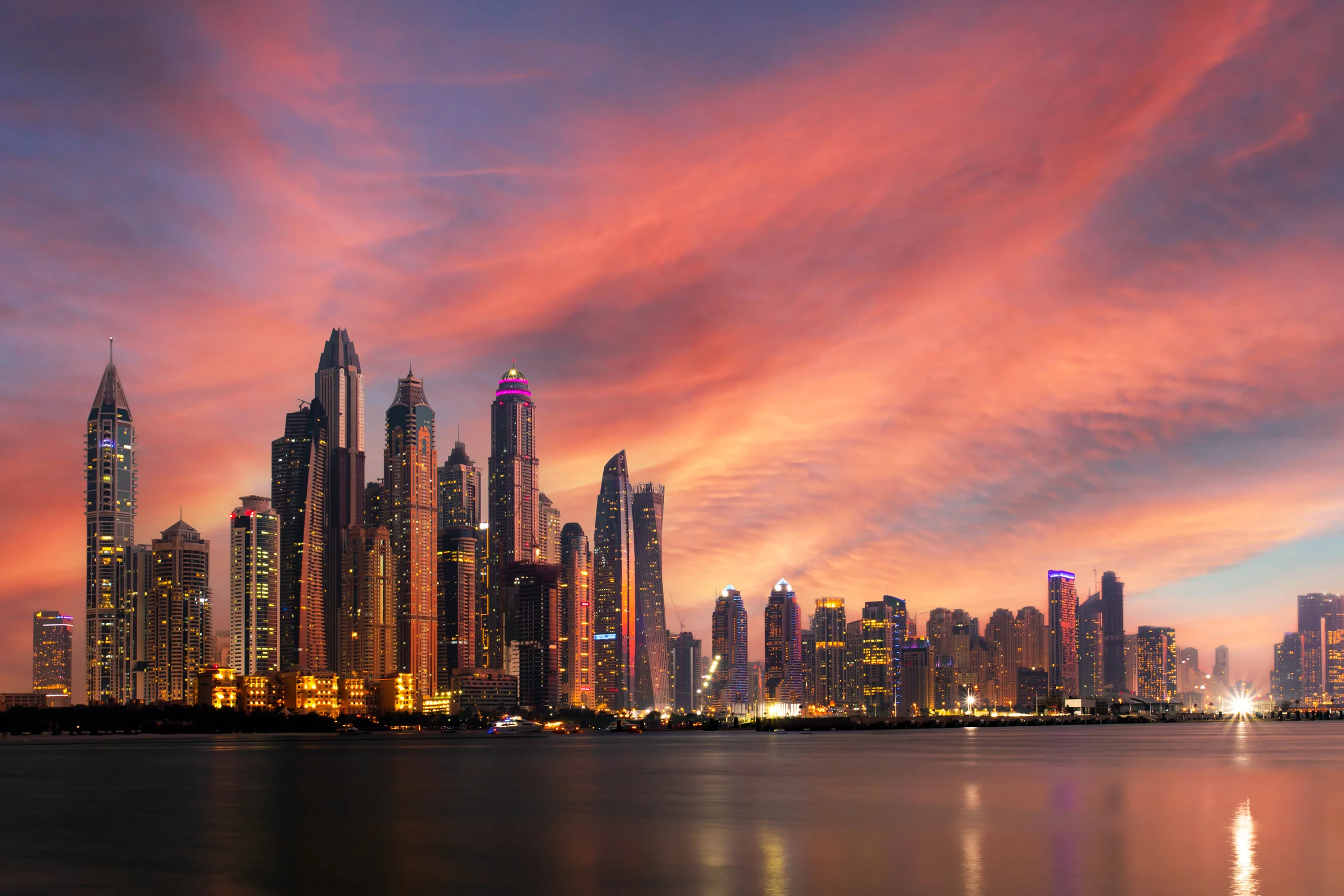 Dubai Skyline with Burj Khalifa